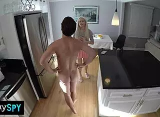 logan's obsessed after spying hot nanny's steamy cam tease