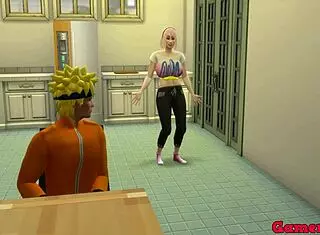 Hinata Begs Sakura Teach Fucking Like Naruto Fucks Her!