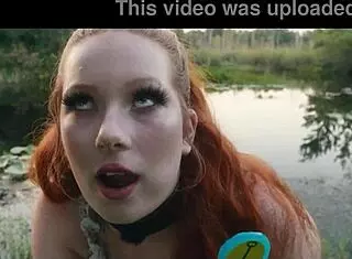 submissive slut crawls from lagoon to rim ass and swallow piss