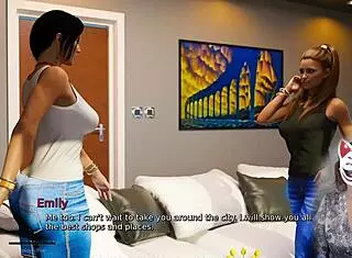 Anna's Skirt Upskirt Tease Bursts Into Big Tits Milf Stocking Sex