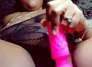 sc nani galore shaves her black pussy for webcam anal masturbation with friend