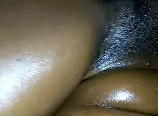 White Hubby Barebacks Black Pussy Raw and Hard!