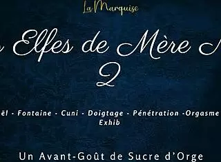 French Dirty Talk Squirting Elves Make Merry with Wild Holiday Orgasms!