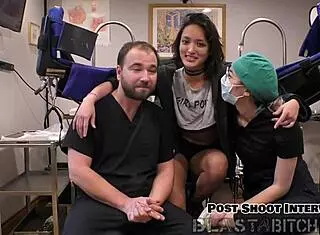 channy crossfire spreads petite pussy sucks dick missionary then takes massive cum blast?