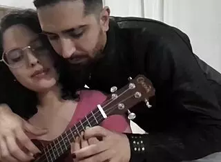 Helping Stepsis with Music Leads to Hard Creampie Fuck