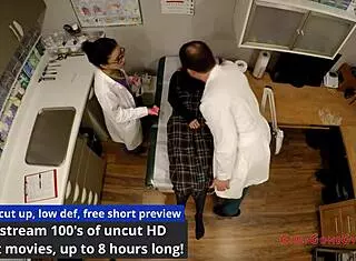 TAMPA NURSE DONNA LEIGH SPREADS IN LATEX HOSPITAL FETISH!