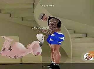 Chilena craves double cock for squirting orgasm