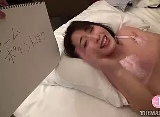 Tokyo college babe ready for big dick nonstop threesome facials creampies?