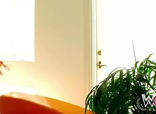 Black cock stretches asian wife's ass squirting wildly