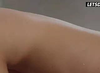 bailey and lena's christmas pussy licking heats up