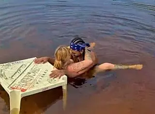 adventurous couple caught bareback fucking big asses wildly in the mangroves outdoors