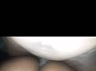 horny latina babe bent over takes bbc creampie quickie doggystyle