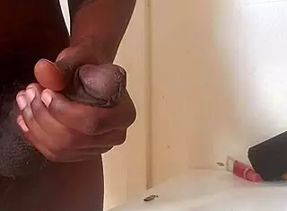 Monster BBC Masturbation Leads to Massive Cum Explosion