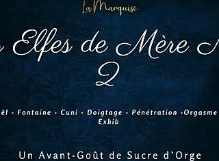 French Dirty Talk Squirting Elves Make Merry with Wild Holiday Orgasms!