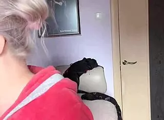 ASMR Bimbo Devours Banana With Pink Lipstick And Long Nails