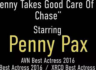 Horny nurse Penny Pax laps Brooklyn Chase's sweet pussy juice