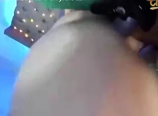 Lesbians moan loud during intense strap-on dildo fuck