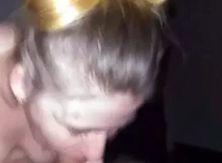 Best Wifey Deepthroats Monster Cock Homemade Blonde Girlfriend