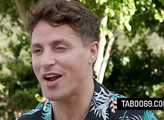 Step-family barbecue explodes into lexi lore's bent over anal threesome!