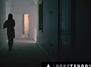 exchange student lilly catches femdom stepmom penny barber riding stepson roughly