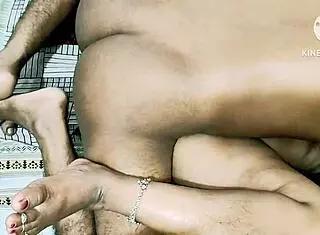 Desi Wife's Shaved Pussy Devoured in Rough Doggystyle Cunilingus Frenzy!