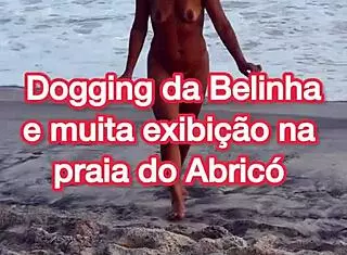 belinha hunts monster cocks for beach dogging bent over doggystyle orgasms