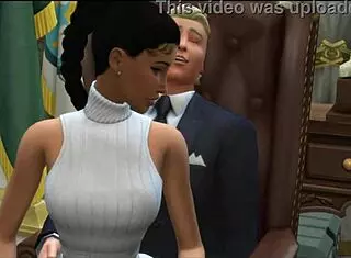 kim k's presidential pussy gets pounded at the office 😏🍑👑