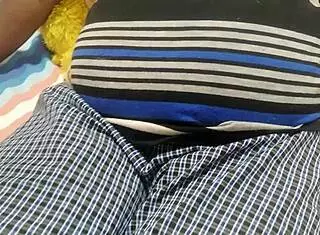 hot stepmom's huge tits and fat ass tease in housewife play