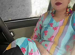 Asian Stepsister Sucks Stepbro Cock For Car Ride