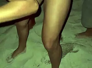 belinha hunts monster cocks for beach dogging bent over doggystyle orgasms