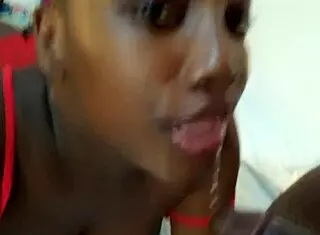 Jhodez1 Sucks Big Fat Black Cock Deep In Sloppy Mouth