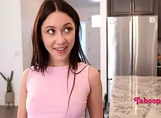 stepdad shows 18+ teen how to shave that smooth little pussy nice