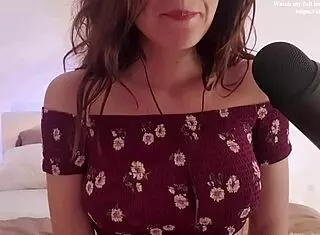 german teen's horny joi lick my wet pussy lips close-up instructions