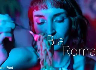 Sexy Redhead Feet Dominate and Crush Cup Noodles in Dirty Fetish Play