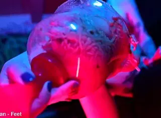 Sexy Redhead Feet Dominate and Crush Cup Noodles in Dirty Fetish Play