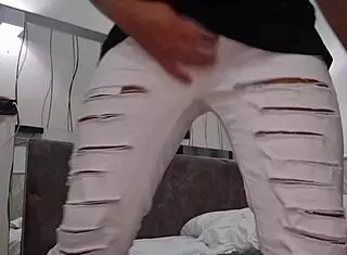 big dick anal slam with thick cumshot on open ass!