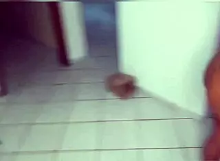 he wrecked my tight ass on the stool in living room homemade stockings