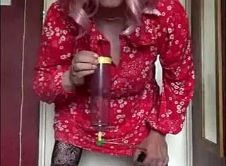 shy bisexual crossdresser craves swallowing your fresh piss straight