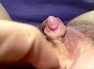 big clit throbs to explosive closeup orgasm