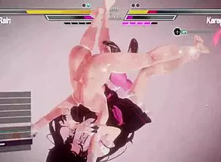 lesbian fingering asses and pussies in hot masturbation battle