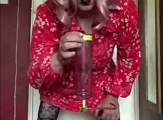 shy bisexual crossdresser craves swallowing your fresh piss straight