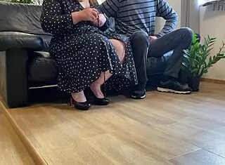 i visit curvy mother-in-law with huge natural tits wet pussy and hairy beaver