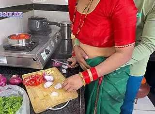 devar sneaks kitchen fuck on soft's second wedding night