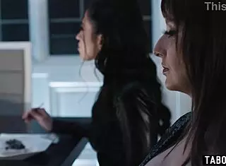 stepsisters share vr dream where one manipulates the others into group cock sucking frenzy