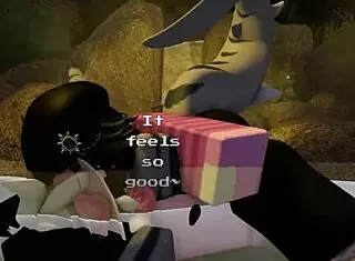 Rough shark creampie bath gone furry wild 🦈💦🛁