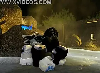 Rough shark creampie bath gone furry wild 🦈💦🛁