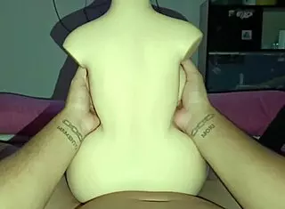 sally keeps riding cowgirl with her tight ass gaping wide after anal creampie