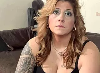 stepmom's getting evicted gotta help her make porn with my big cock cum on tits