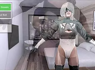 type 2b android slut rides cowgirl anal creampie squirting doggy boobs