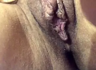 Pussy ass toys drip juicy swollen lips closeup